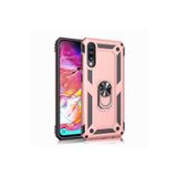 TahTicMer Samsung A70 Uyumlu Yüzüklü Zırhlı Kılıf