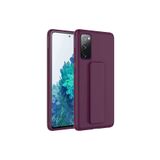 TahTicMer Samsung Galaxy A03s Uyumlu Kılıf Silikon Standlı