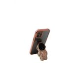 Tahticmer Samsung Galaxy A23 A235 Uyumlu Astronot Gizli Standli Silikon Lazer Arkasi Seffaf Tpu Kılıf