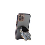 TahTicMer Samsung Galaxy A30S A307 Uyumlu Kılıf Astronot Gizli Standlı Silikon Lazer Arkası şeffaf Tpu Lacivert