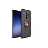 TahTicMer Samsung Galaxy J4 J400 Kılıf Silikon Yüzüklü Standlı Metal Araç Tutuculu Ravel Tpu, NoColor-0a32604c