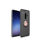 TahTicMer Samsung Galaxy J4 J400 Kılıf Silikon Yüzüklü Standlı Metal Araç Tutuculu Ravel Tpu, NoColor-3d9ff9a3