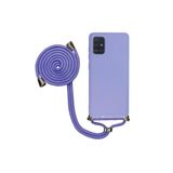 TahTicMer Samsung Galaxy J4 Plus Uyumlu Kılıf Boyuna Askılı Ipli Lansman Kapak, Lila