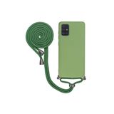 TahTicMer Samsung Galaxy J4 Plus Uyumlu Kılıf Boyuna Askılı Ipli Lansman Kapak, Yeşil