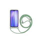 TahTicMer Samsung Galaxy J4 Plus Uyumlu Kılıf Ipli Boyundan Askılı Darbe Emici Antishock Kapak, Yeşil