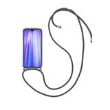 TahTicMer Samsung Galaxy J4 Uyumlu Kılıf Ipli Boyundan Askılı Darbe Emici Antishock Kapak, Siyah