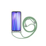 TahTicMer Samsung Galaxy J4 Uyumlu Kılıf Ipli Boyundan Askılı Darbe Emici Antishock Kapak, Yeşil