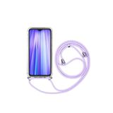 TahTicMer Samsung Galaxy Z Flip 4 Uyumlu Kılıf Ipli Boyundan Askılı Darbe Emici Antishock Kapak, Lila