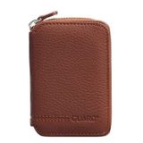 Tahticmer Unisex 11 Kart Bölmeli 8x11.5 cm Taba Guard Cüzdan Mini Fermuarlı Cüzdan
