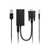 TahTicMer Vga To Hdmi Kablo Dönüştürücü HD Görüntü Ve Ses Aktarıcı Adaptör