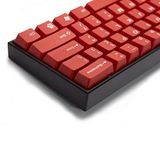 TAI-HAO OEM Profil Kırmızı Tuş Kapakları 122 ANSI Düzeni Tüm MX Tipleri Klavyelerle Uyumlu (61/87/104/108+1.75u+2u Vites Tuşu+1.5u Ctrl/Alt +1.25u FN +7U) Özel Tuş Başlığı Seti