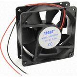Taida 120X120X38 24V Dc Kare Fan - Siyah