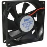 Taida 80X80X25 24V Dc Kare Fan - Siyah