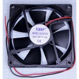 Taida 92X92X25 24V Dc Kare Fan - Siyah