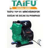 Taifu TGP125 Güneş Enerjisi Basınç Arttırıcı Sıcak Su Hidroforu 370 W 35 metre Basma Yüksekliği