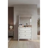 Taiga Aynalı Şifonyer Y:142 G:75 D:41 / Buz Gri