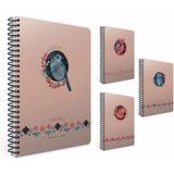 Taıka Notes Spiralli Sert Kapak Defter 17X24 120 Yaprak Kareli - Standart