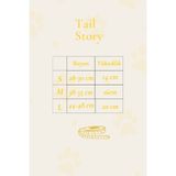 Tail Story Kedi-Köpek Fuları,hafif Kumaş,el Yapımı,tüm Irklar Için Ideal,sarı Pötili Kareli Kedi/ Köpek Fuları