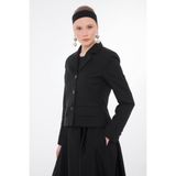 Tailor's Room Gabardin Kısa Ceket - Siyah - S - M