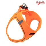 Tailpetz Air-Mesh 32 36 cm Neon Turuncu XS Küçük Irk Köpek Göğüs Tasması
