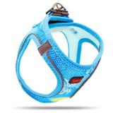 Tailpetz | Air-Mesh Koşum Takımı | Köpek Koşum Takımı - Küçük Orta Boy Köpekler için Köpek Koşum Takımı, File Tipi, Ayarlanabilir ve Kolay Çekme, Çekme Önleyici Koşum Takımı, Yansıtıcı (Omnia, L)