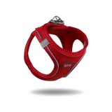 Tailpetz Air-Mesh Küçük ve Orta Irk Kedi Köpek Göğüs Tasması - Yumuşak, Nefes Alabilir, Dayanıklı Kırmızı