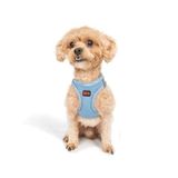 Tailpetz Air-Mesh Küçük ve Orta Irk Kedi Köpek Göğüs Tasması - Yumuşak, Nefes Alabilir, Dayanıklı (Mavi, 2XS)