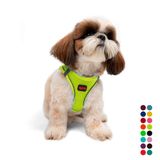 Tailpetz Air-Mesh Küçük ve Orta Irk Kedi Köpek Göğüs Tasması - Yumuşak, Nefes Alabilir, Dayanıklı (Neon-Sarı, Small)