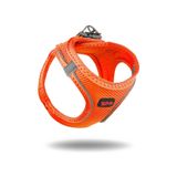 Tailpetz Air-mesh Küçük Ve Orta Irk Kedi Köpek Göğüs Tasması Yumuşak, Nefes Alabilir, Dayanıklı Neon Turuncu