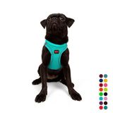 Tailpetz Air-Mesh Küçük ve Orta Irk Kedi Köpek Göğüs Tasması - Yumuşak, Nefes Alabilir, Dayanıklı (Ocean, Medium)