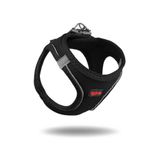 Tailpetz Air-Mesh Küçük ve Orta Irk Kedi Köpek Göğüs Tasması - Yumuşak, Nefes Alabilir, Dayanıklı Siyah