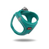 Tailpetz Air-Mesh Küçük ve Orta Irk Kedi Köpek Göğüs Tasması - Yumuşak, Nefes Alabilir, Dayanıklı Yeşil