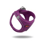 Tailpetz Air-Mesh Küçük ve Orta Irk Kedi Köpek Göğüs Tasması Yumuşak,Nefes Alabilir, Dayanıklı Mor