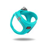 TailPetz Air-Mesh Küçük ve Orta Irk Kedi Köpek Göğüs Tasması Yumuşak,nefes Alabilir, Dayanıklı Turkuaz