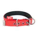 Tailpetz Comfy Yumuşak Dokulu M Kırmızı Köpek Boyun Tasması