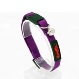 Tailpetz Easy&Safety Lock Çıngıraklı Ayarlanabilir Mor Kedi Boyun Tasması