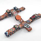 Tailpetz H-Tipi Göğüs Tasması Ayarlanabilir, Konforlu ve Dayanıklı Desenli Köpek Tasması (SMALL, ETHNIC)