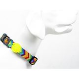Tailpetz Rainbow Boyun Tasması Ayarlanabilir Dayanıklı Ve Konforlu Köpek Desenli
