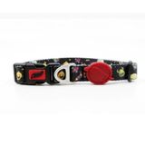 Tailpetz Space Boo Collar Kilitli 30-50 cm 30 mm Siyah Köpek Boyun Tasması