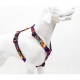 Tailpetz Splash H-tipi Göğüs Tasması Ayarlanabilir, Konforlu Ve Dayanıklı Desenli Köpek Tasması - XS