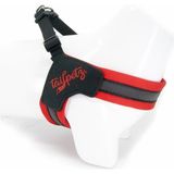 Tailpetz V-Tipi Köpek Göğüs Tasması - Yumuşak Dokulu - Kırmızı