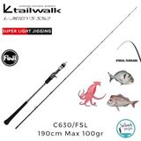 Tailwalk SSD L-Jiggys C630/FSL 1.90 m Max 100 gr Tetikli Light Jigging Kamış