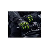 TAIPAN SPORTS Air G-Green Profesyonel Yazlık Motorsiklet eldiveni Deri Fileli Korumalı EN13594