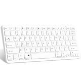 TaIYanG iPad Kablosuz Klavye için Bluetooth Klavye iPad 10.2 (9./8./7. Nesil), iPad Air 5./4th, iPad Pro 11/12.9, iPad 9.7, iPad Mini ve Tüm Bluetooth Cihazları (Beyaz)