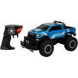 Taiyö 1:16 Jeep Gladiator Ram Trx USB Şarjlı Uzaktan Kumandalı Araba - Mavi - Açık Mavi
