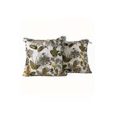 Taka Fabrics Viskon Pamuk Keten SADECE KIRLENT KILIFI 43x43 cm ölçüsünde 2 Adet Paketli Dekoratif, Sandalye, Koltuk, Yatak, Oturma Odası Kırlent Kılıfları (43x43 cm, TK09-002)