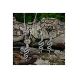 Takantakana Trend, Otantik Snake Gümüş Takı Seti, Ahşap Kutu İçerisinde, Sevgililer Günü
