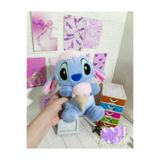 Takara Tomy Dondurmalı mavi peluş oyuncak ithal yumuşak peluş 30cm stitch