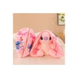 Takara Tomy fermuarlı lilo stitch peluş oyuncak 30cm stich ithal tüylü peluş ayı uyku arkadaş