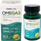 Takecare Omega 3 500 mg 60 Kapsül Balık Yağı